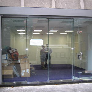 shop front door repair Huron