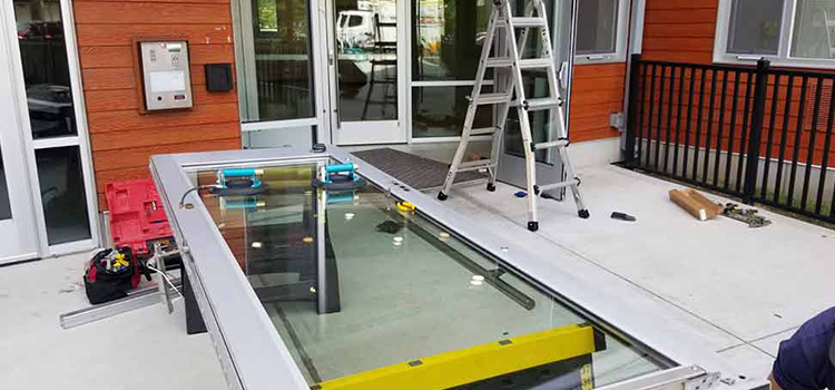 storefront door glass replacement Huron